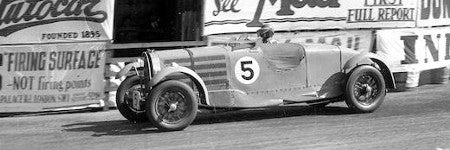 Bugatti Type 57T racing car features at Bonhams