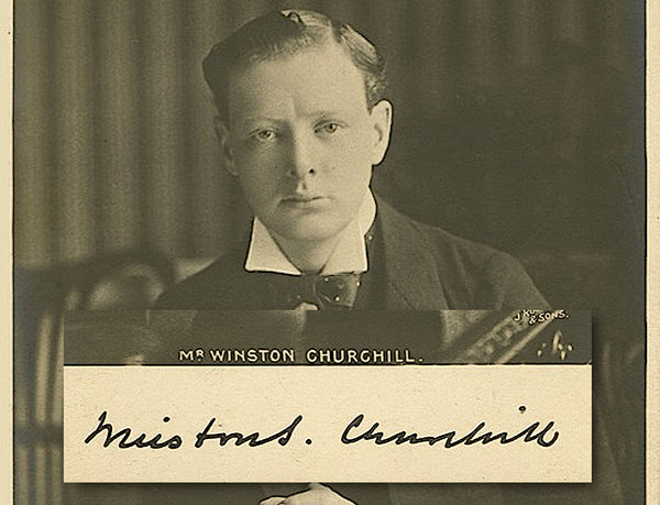 A rarely seen Winston Churchill photo for the serious collector