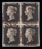 Great Britain 1840 1d black, plate 1b, SG2