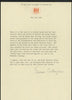 Margaret Thatcher and other politician signed letters