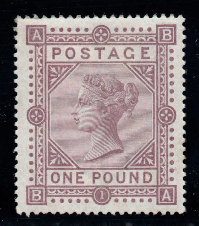 Great Britain 1882 £1 brown-lilac Plate 1, SG136