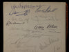 England 1966 World Cup complete squad signed menu
