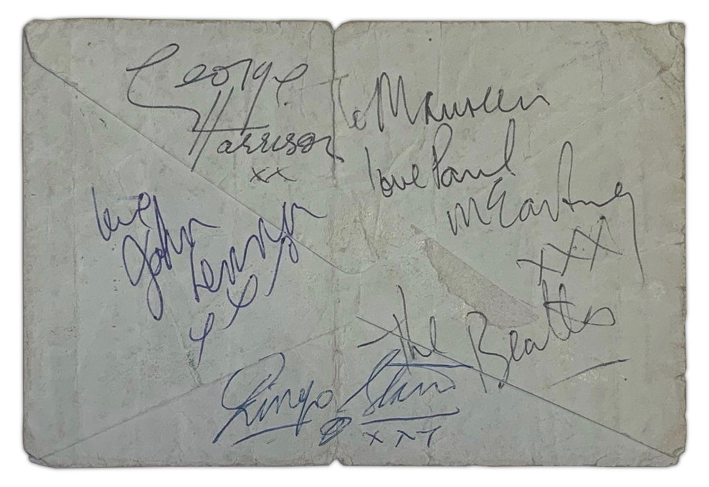 The Beatles - An early set of signatures