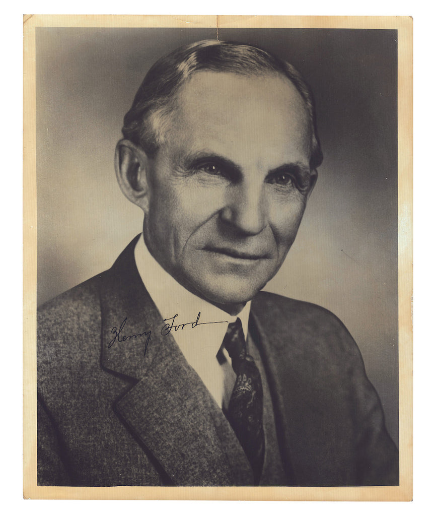 Henry Ford signed photograph