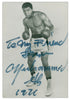 Muhammad Ali signed and inscribed vintage photograph