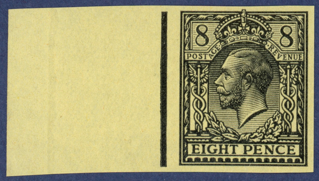 Great Britain 1913 black/yellow (watermark Royal cypher) imprimatur, SG390var