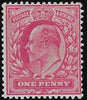 Great Britain 1906 1d Colour trial, SG219var