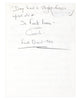 John Ford handwritten letter to John Wayne