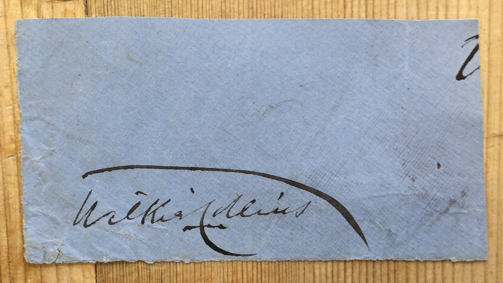 Wilkie Collins signature