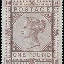 GB £1 brown lilac tops Fordwater Collection at $48,000