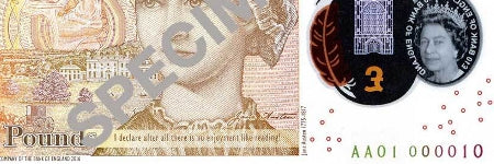 New £10 banknote auctions for 720 times its value