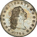 1794 silver dollar coin auctions with 26.5% increase on world record