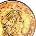 Gold half-eagle coin from George Washington's Presidency is for sale