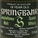 Fine dram from Springbank leaps to the front at online whisky auction