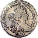 1804 $1 coin currently at $220,000 with Heritage Auctions