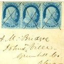 1851 1c multiple cover may see $75,000 in US auction