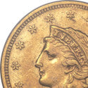 1854-S two and a half dollar gold piece worth $230,000 and counting at Heritage