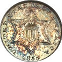 1855 three cent silver brings $44,000 to Freeman collection