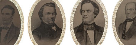 1860 election ferrotype buckles valued in excess of $15,000