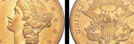 1856-O Liberty double eagle sells for $365,000