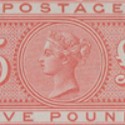 Mint 1867 £5 orange stamp to star in Australian auction at $26,000