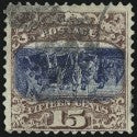 1869 15c centre invert to see $20,000 in Siegel auction