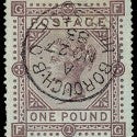 1882 £1 brown lilac stamp brings $3,500 at US auction
