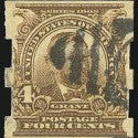4c 1908 imperforate stamp offered at $50,000 in Natalee Grace auction