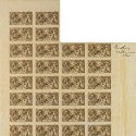 1918 registration sheet stamps auction for $286,000 at Sotheby's