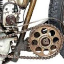 The Harley-Davidson motorbike found in the bathroom of an Australian mine...
