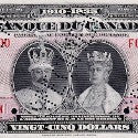 1935 French and English Canada banknotes estimated at $153,000