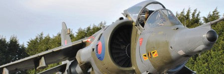 Ex-RAF Harrier jump jet offered without reserve at Silverstone Auctions