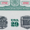 1992 Stock Exchange Bicentennial error stamp may see $19,000
