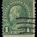 1923 1c green stamp leads Weston Collection with 84% increase