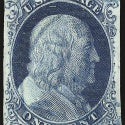 Imperforate Franklin 1c blue brings $11,250