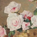 Achille Lauge Basket of Roses painting leads estate sale ahead of Tiffany's jewellery
