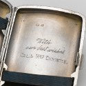 Agatha Christie's cigarette case to auction for $15,640?