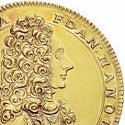 One of five known rare gold Constantius II medallions could bring $110,000