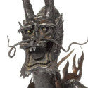 Centuries old 'fully-articulated' iron dragon lights up Bonhams' Japan art sale