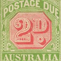 1909-1910 Australia 2d tops du Pont postage dues at $13,500