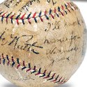 Babe Ruth signed baseball hammers for $250,500 in New York