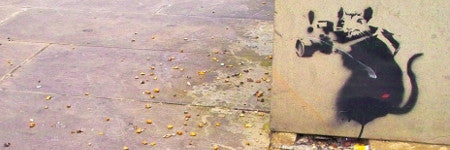 Banksy's Umbrella Rat heads to Julien's with $50,000 estimate