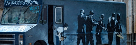 Banksy's SWAT Van to auction for $443,000?