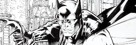 Batman Black and White cover art to see top bids at Heritage Auctions