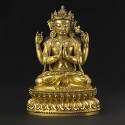 Yongle Buddhist bronze figure auctions with 333% increase on estimate