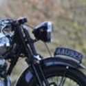 1934 Brough Superior SS100 motorcycle pushes world record close