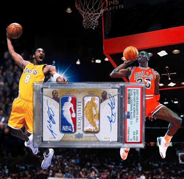 World Record Kobe Bryant/Michael Jordan sports trading card courtesy of Heritage Auctions