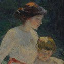 Catherine Wiley Impressionist painting of a mother and child leads Tennessee auction
