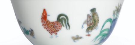 Chinese chicken cup used for a quick brew by billionaire