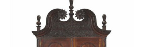 Chippendale carved cherrywood desk achieves 10% increase